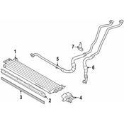BMW Engine Oil Cooler Line - Genuine BMW 17228848388
