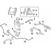 BMW Engine Coolant Hose - Genuine BMW 17517566393