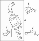 BMW Intercooler Bracket - Genuine BMW 17517848357