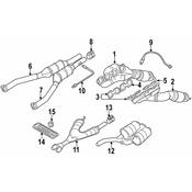 BMW Exhaust Muffler - Genuine BMW 18101440366