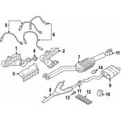 BMW Exhaust Muffler - Genuine BMW 18107500905