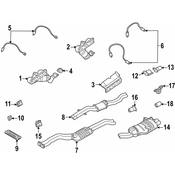 BMW Intermediate Muffler - Genuine BMW 18107504169