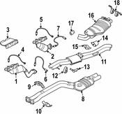 BMW Exhaust Muffler - Genuine BMW 18303403629