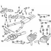 BMW Exhaust Bracket - Genuine BMW 18307526193