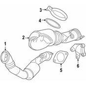 BMW Catalytic Converter - Genuine BMW 18307594012