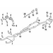 BMW Exhaust Muffler - Genuine BMW 18307612633