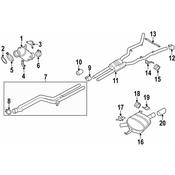 BMW Exhaust Muffler - Genuine BMW 18307646932