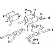 BMW Catalytic Converter - Genuine BMW 18307835520