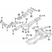 BMW Pipe Clamp Bottom - Genuine BMW 18307850435