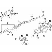 BMW Catalytic Converter - Genuine BMW 18308572012