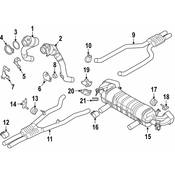 BMW Exhaust Muffler - Genuine BMW 18308663574
