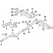 BMW Catalytic Converter - Genuine BMW 18308698947