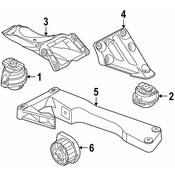 BMW Engine Mount Bracket - Genuine BMW 22116769280