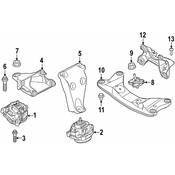 BMW Engine Mount - Genuine BMW 22116865469