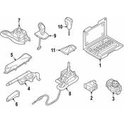 BMW Gearshift Assy Steptronic - Genuine BMW 25168624168