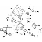 BMW Screw With Washer (M12X15X125) - Genuine BMW 31106788795