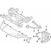 BMW Steering Knuckle Bolt - Genuine BMW 31206854639
