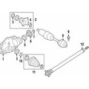 BMW Drive Shaft Flange Yoke - Genuine BMW 31508838733