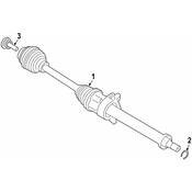 Mini CV Joint Retainer Ring - Genuine Mini 31608618964