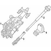 BMW Universal Joint With Corrugated Tube - Genuine BMW 32302284306