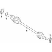 Mini CV Joint Splash Shield - Genuine Mini 33208652729