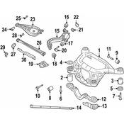 BMW Trailing Arm - Genuine BMW 33303420502