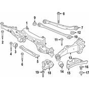 BMW Suspension Crossmember Reinforcement - Genuine BMW 33306859708