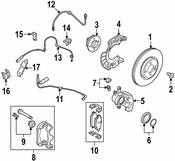 MINI ABS Wheel Speed Sensor Bracket - Genuine MINI 34526774173