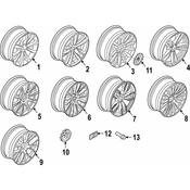 BMW Wheel Cap - Genuine BMW 36136868053