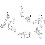 BMW Bracket Level Sensor Right - Genuine BMW 37146783226