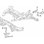 BMW Headlight Level Sensor Bracket - Genuine BMW 37146887604