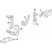 BMW Headlight Level Sensor Bracket - Genuine BMW 37146887947
