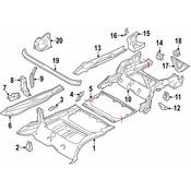 BMW Floor Extension - Genuine BMW 41002993095