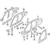 BMW Rocker Panel Reinforcement - Genuine BMW 41007333979