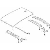 BMW Roof Bow - Genuine BMW 41007343109