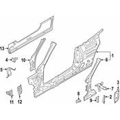 BMW Windshield Washer Fluid Reservoir Bracket - Genuine BMW 41007347364