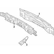 BMW Rear Body Reinforcement - Genuine BMW 41007402483