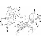 Mini Fender Bracket - Genuine Mini 41007449387