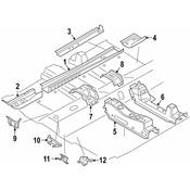 BMW Floor Extension - Genuine BMW 41007467329