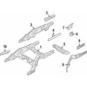 BMW Frame Side Member Bracket - Genuine BMW 41007499083