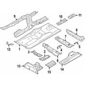 BMW Floor Extension - Genuine BMW 41007499109