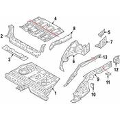 BMW Wheel Housing Bracket - Genuine BMW 41007954265