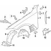 BMW Fender Bracket - Genuine BMW 41009466094