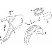 BMW Quarter Panel Extension - Genuine BMW 41009492939