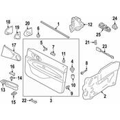 MINI Door Water Deflector - Genuine MINI 41009810879