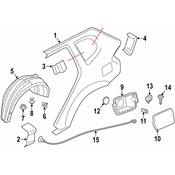 BMW Rocker Panel Brace - Genuine BMW 41217407900