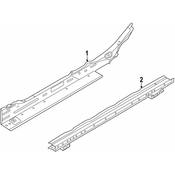 BMW Rocker Panel Reinforcement - Genuine BMW 41219498389