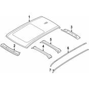 BMW Roof Bow - Genuine BMW 41237352144