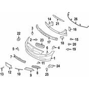 BMW Trim Grille Right (Black) - Genuine BMW 51117203794