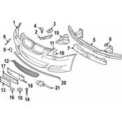 BMW License Frame - Genuine BMW 51117899474